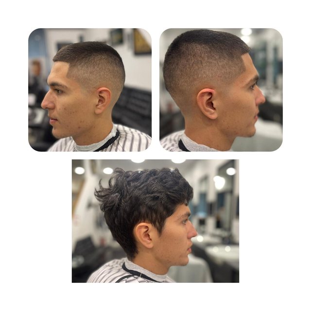 Skin fades on two clients at Modern Barbers Leeds